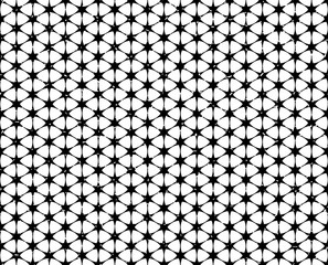 Seamless black and white grunge circular pattern vector