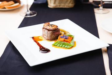 Beef fillet with potato