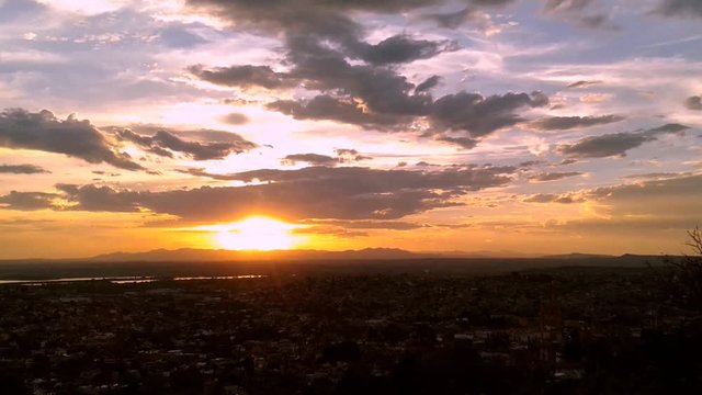 Timelapse of Sunset in San Miguel de Allende