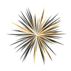 Naklejka premium Abstract Star Explosion
