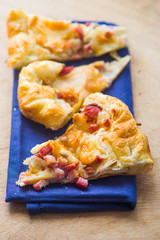 Salad quiche