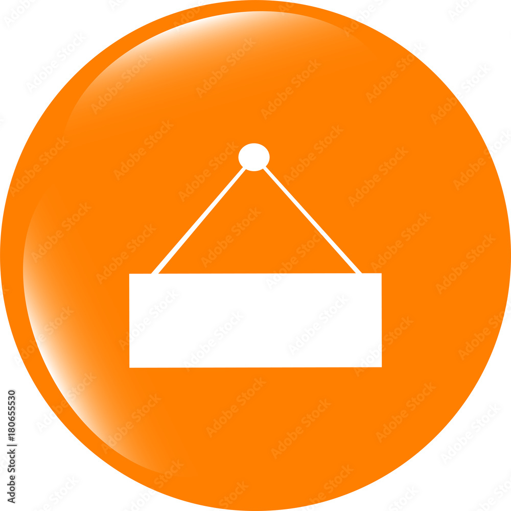 Poster abstract web design background with empty screen