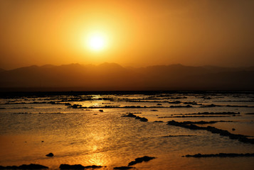 Fototapeta na wymiar Dallol, Danakil Depression, Ethiopia. The hottest place on earth.