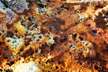 Dallol, Danakil Depression, Ethiopia. The hottest place on earth.