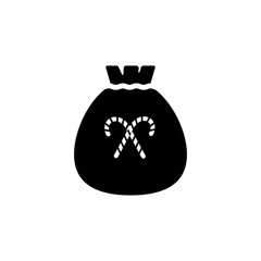 bag of candies icon. Simple Christmas, New Year icon. Can be used as web element, playing design icon