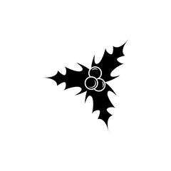 Christmas Wreath Icon. Simple Christmas, New Year icon. Can be used as web element, playing design icon