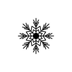 Fototapeta na wymiar snowflake icon. Winter element. Premium quality graphic design. Signs, outline symbols collection, simple thin line icon for websites, web design, mobile app, info graphics