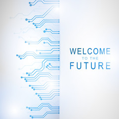 Abstract technological background