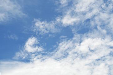 blue sky with clouds