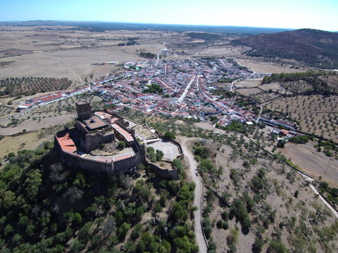 Castillo de Alconchel, pueblo español, perteneciente a la provincia de Badajoz (Extremadura,España)