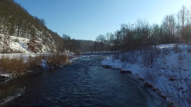 Freiberger Mulde am Wehr