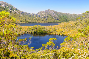 Lake Lilla and Dove Lake in the Cradle Mountain-Lake St Clair National Park - Tasmania, Australia