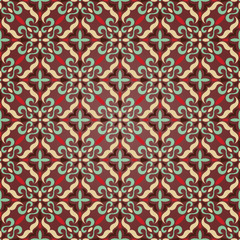 Traditional seamless pattern. EPS 8 vector illustration.