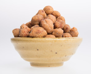 peanuts or roasted peanuts on a background.