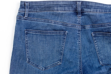 Blue jean pocket