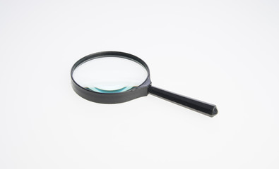 Magnifying Glass or Magnify on a background.