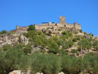 Fototapeta premium Alconchel, pueblo español, perteneciente a la provincia de Badajoz (Extremadura,España)