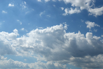 Fototapeta na wymiar Blue sky with clouds background, sky with clouds.
