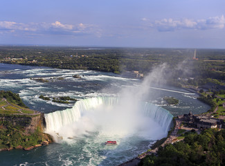 Niagara Falls, aerial view, Canada, Ontario
