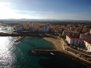 Obraz premium Ametlla de Mar, poblacion costera en Tarrragona (Catalunya, España)
