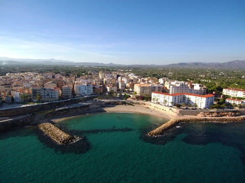 Ametlla de Mar, poblacion costera en Tarrragona (Catalunya, España)