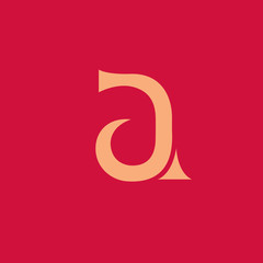 Letter A logo, icon vector element.