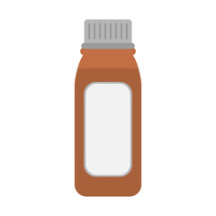 Medicine bottle isolated icon vector illustration graphic design