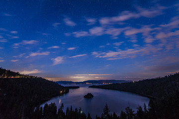 Dusk at Emerald Bay
