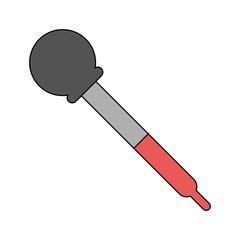 Lab dropper tool icon vector illustration graphic design