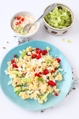 Hirse- Salat mit Paprika
