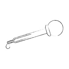 Lab dropper tool icon vector illustration graphic design
