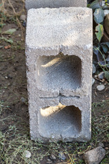 large concrete bricks
