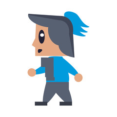 Warrior game item icon vector illustration graphic design