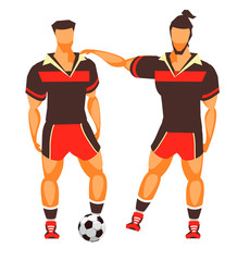soccer player vector