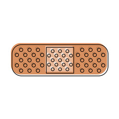 Bandages first aid icon vector illustration graphic design
