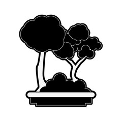 trees game icon icon vector illustration graphic design
