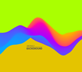 Colorful abstract background. Dynamic effect. Futuristic technology style. Motion vector illustration.