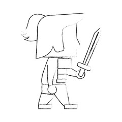 Warrior game item icon vector illustration graphic design