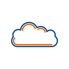 cloud computing storage data network vector illustration