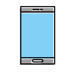 mobile phone device technology smart vector illustration