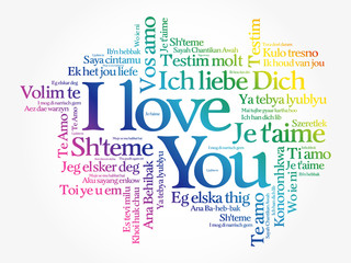 Fototapeta premium love words 