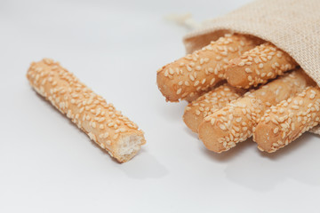bread stick on sack