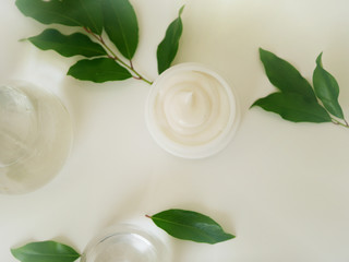 natural beauty skincare product for branding with the organic in
