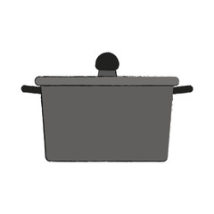Kitchenware pot utensil Icon vector illustration graphic design