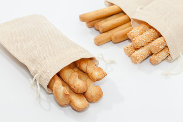 bread stick on sack