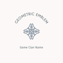 Vector geometric symbol