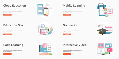 E-Learning and Online Education Banner Design