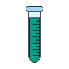 Test tube isolated icon vector illustration graphic design