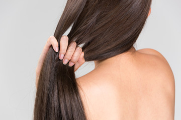 Naklejka premium ヘアダメージ