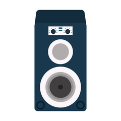 Fototapeta premium Music bass speaker icon vector illustration graphic design